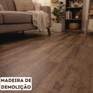 Piso Vinílico Autocolante Régua - Imbuia