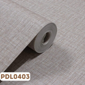Papel de Parede Vinílico Linho Cinza PDL0403