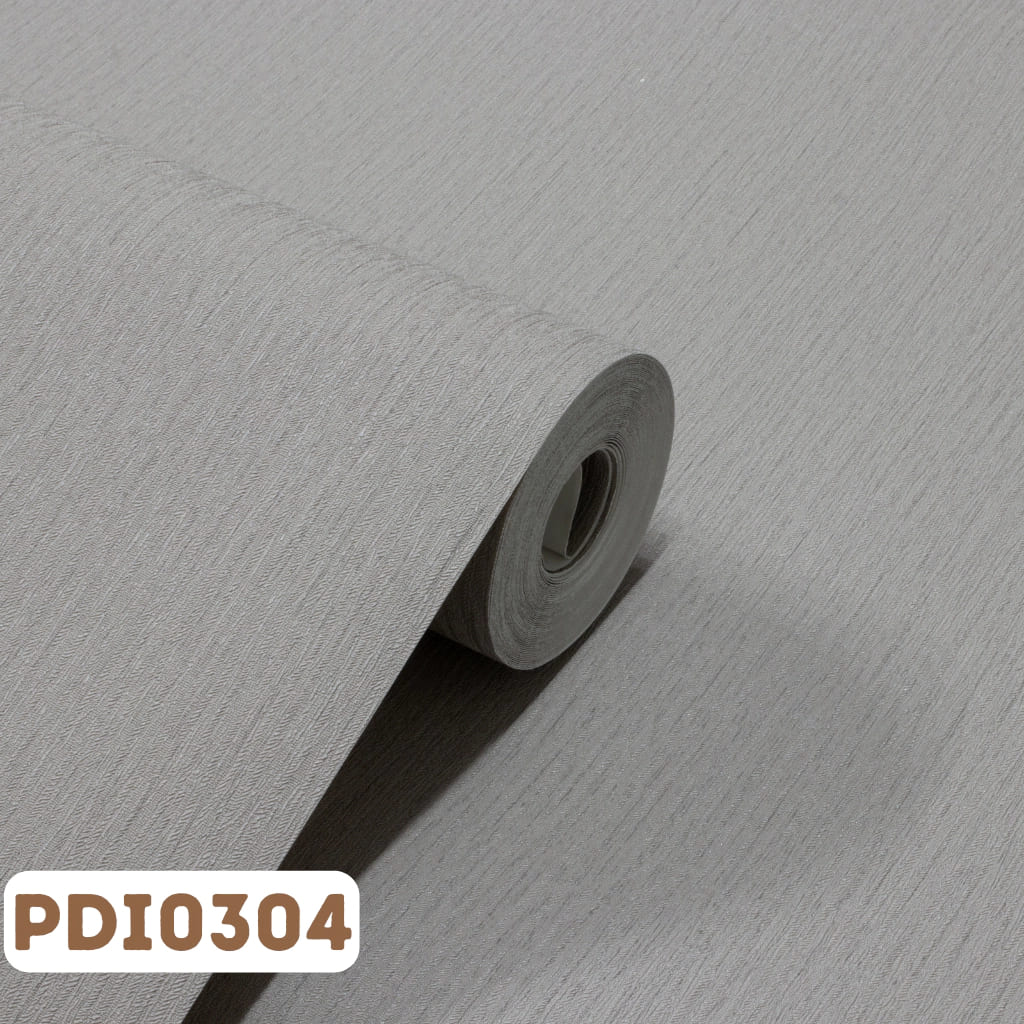 Papel de Parede Vinílico Linho Cinza PDI0304